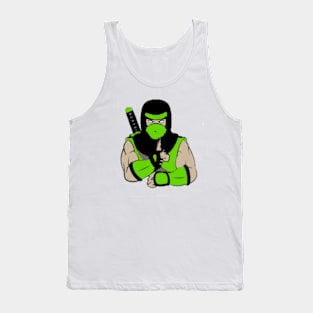 Thetannedninja1 Logo Design Tank Top